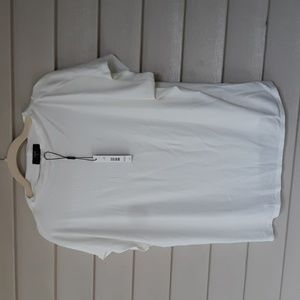 NWT Tahari top rayon / spandex size large off white